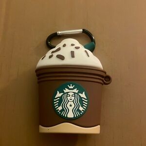 Starbucks cupcake airpod case  brand new color brown and white